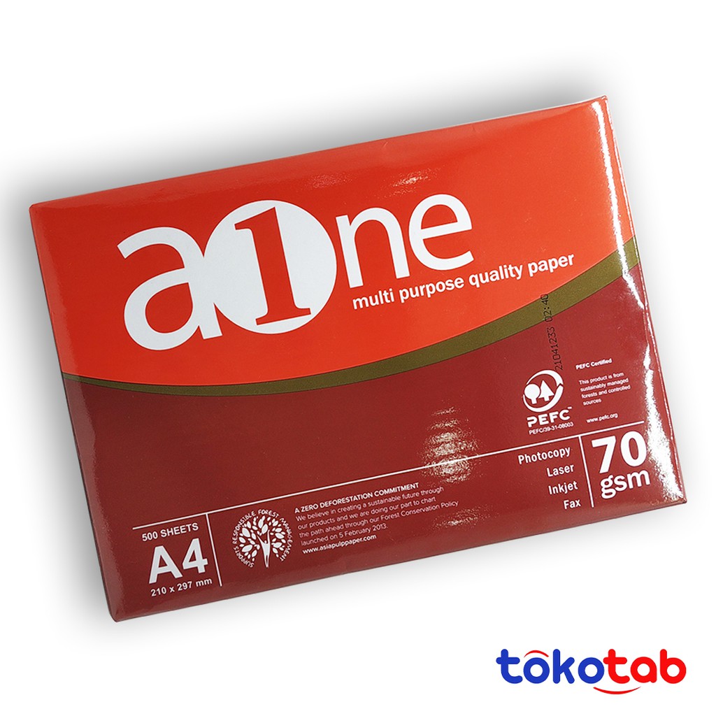 

Tokotab - Kertas HVS Fotocopy Print AONE A4 F4