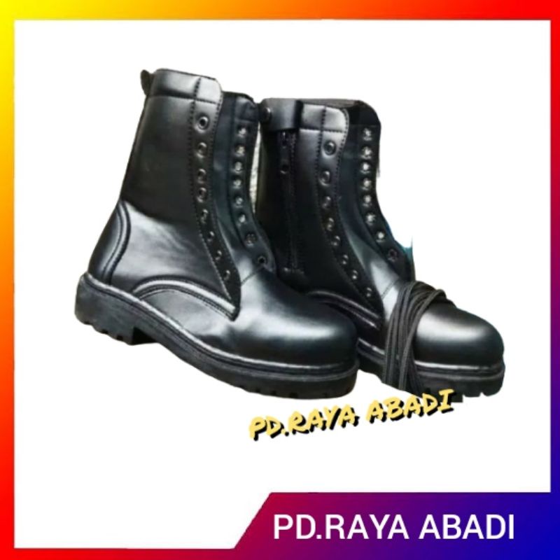 sepatu pdl resleting / sepatu pdl / sepatu pdl satpam / sepatu pdl security / pdl sepatu