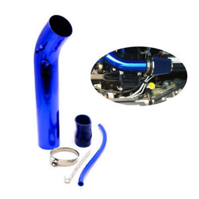 [3&quot; 76mm Car Air Intake Pipe Kit] [Cold Air Intake Aluminum Pipe Air filter Pipe]