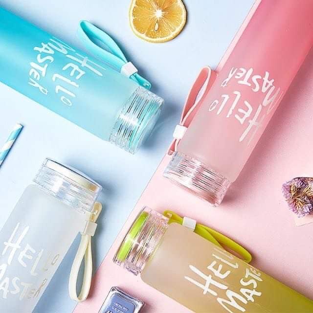 BOTOL MINUM KACA TUMBLER UNIK 450ML BERBAGAI MOTIF [SWEETSPACE]