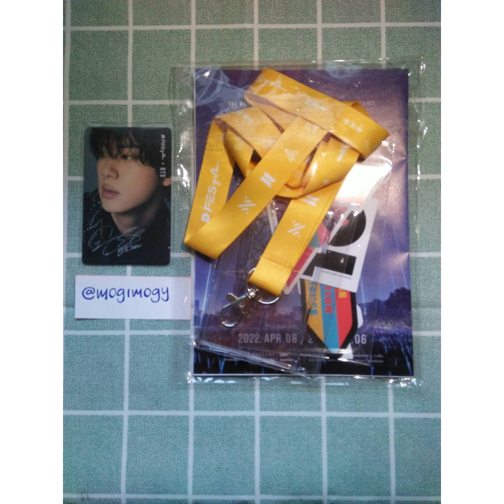 READY STOCK Special Kit D'Festa Kim Seok Jin BTS Photocard