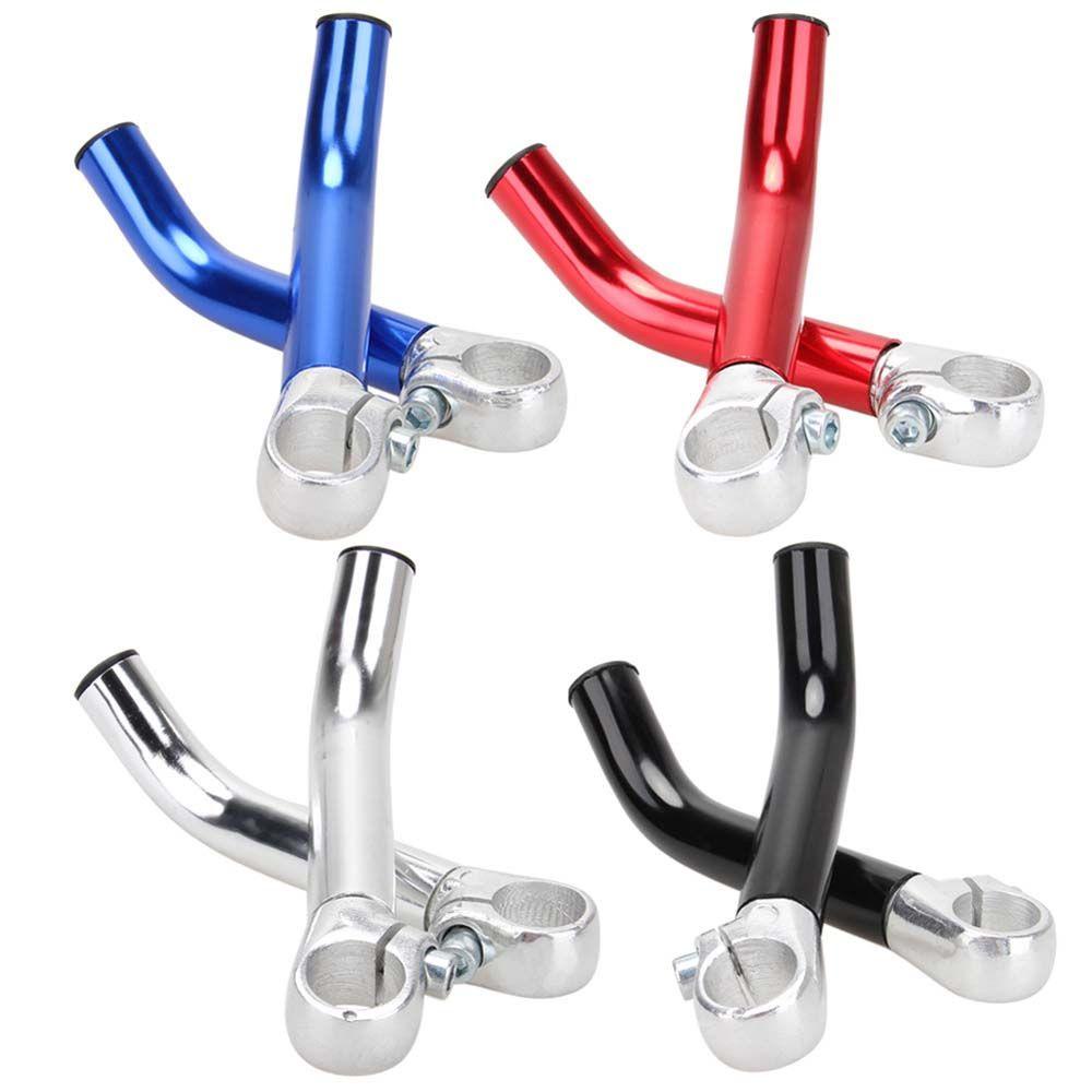 Agustina Ujung Stang Lock-On Ends Praktis Horn Bar Ends Aluminium Alloy MTB Sepeda Rest