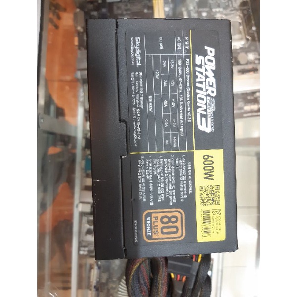 psu 600 watt 80plus bronze Powerstation 3 ( power suply 600 watt 80+)