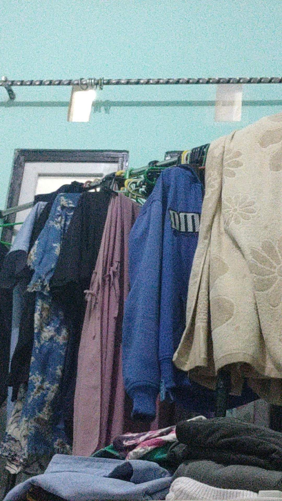 Gantungan Baju Stand Hanger Single Rak Baju Stainless