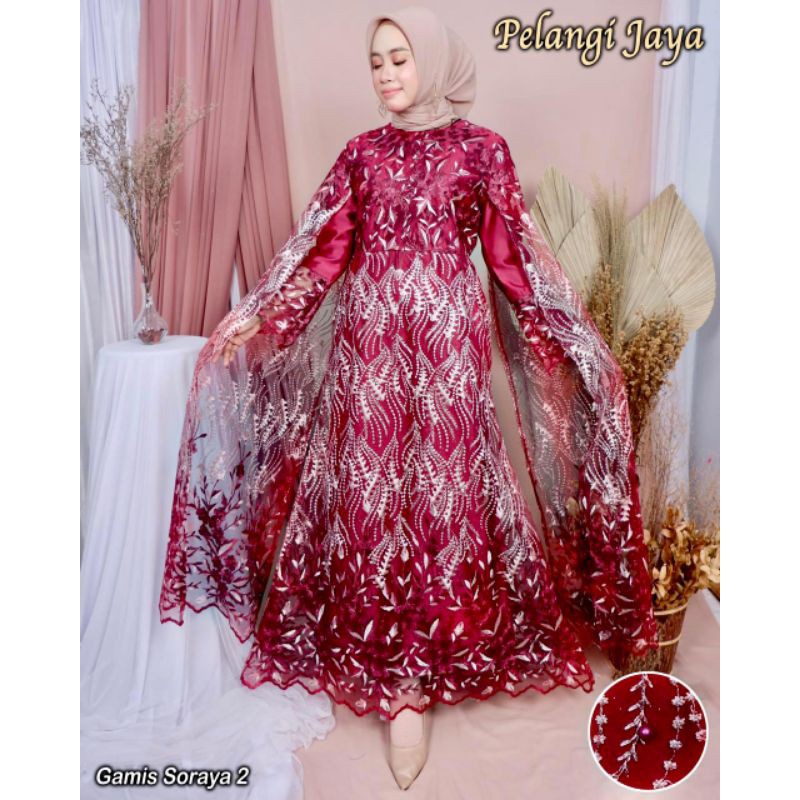 gamis soraya gamis Velvet gamis satin gamis brokat tile gamis mewah gamis pesta gamis kondangan