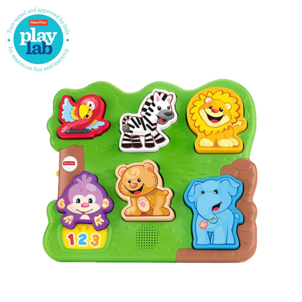 fisher price laugh and learn zoo animal puzzle