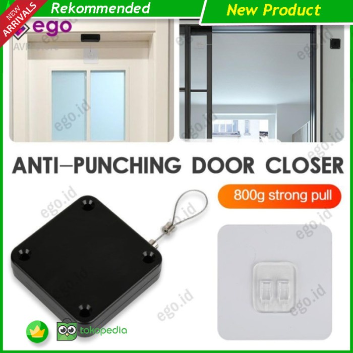 

Ready Stock Punch-Free Sliding Door Automatic Door Closer EGOimpor