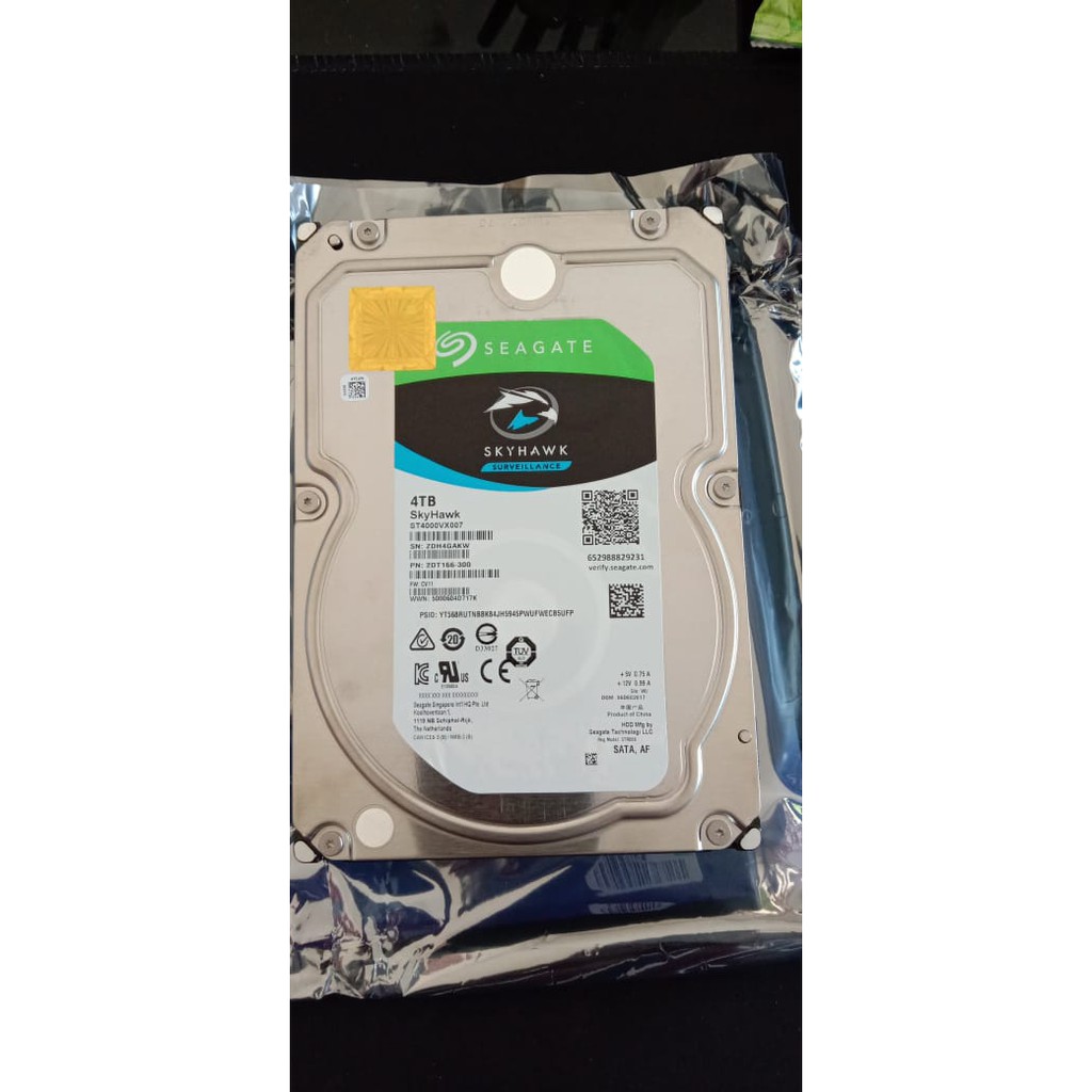 Hardisk HDD Seagate Skyhawk 4tera