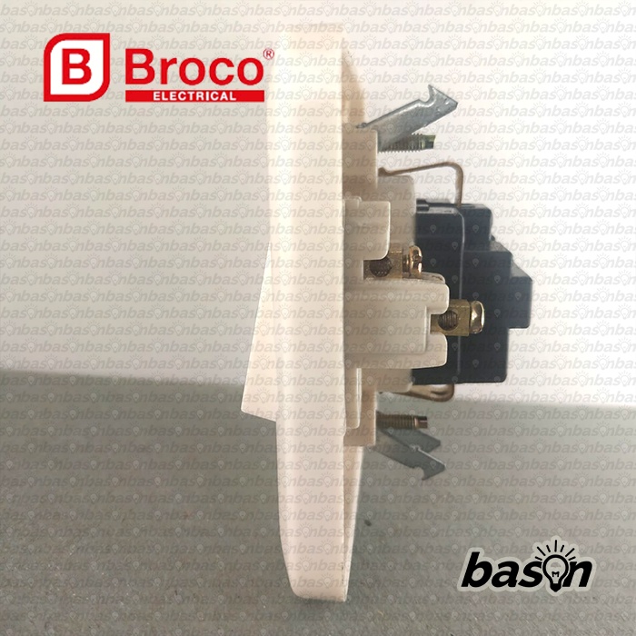 BROCO 525161 New Gee Cream - Stop Kontak &amp; Saklar Tunggal