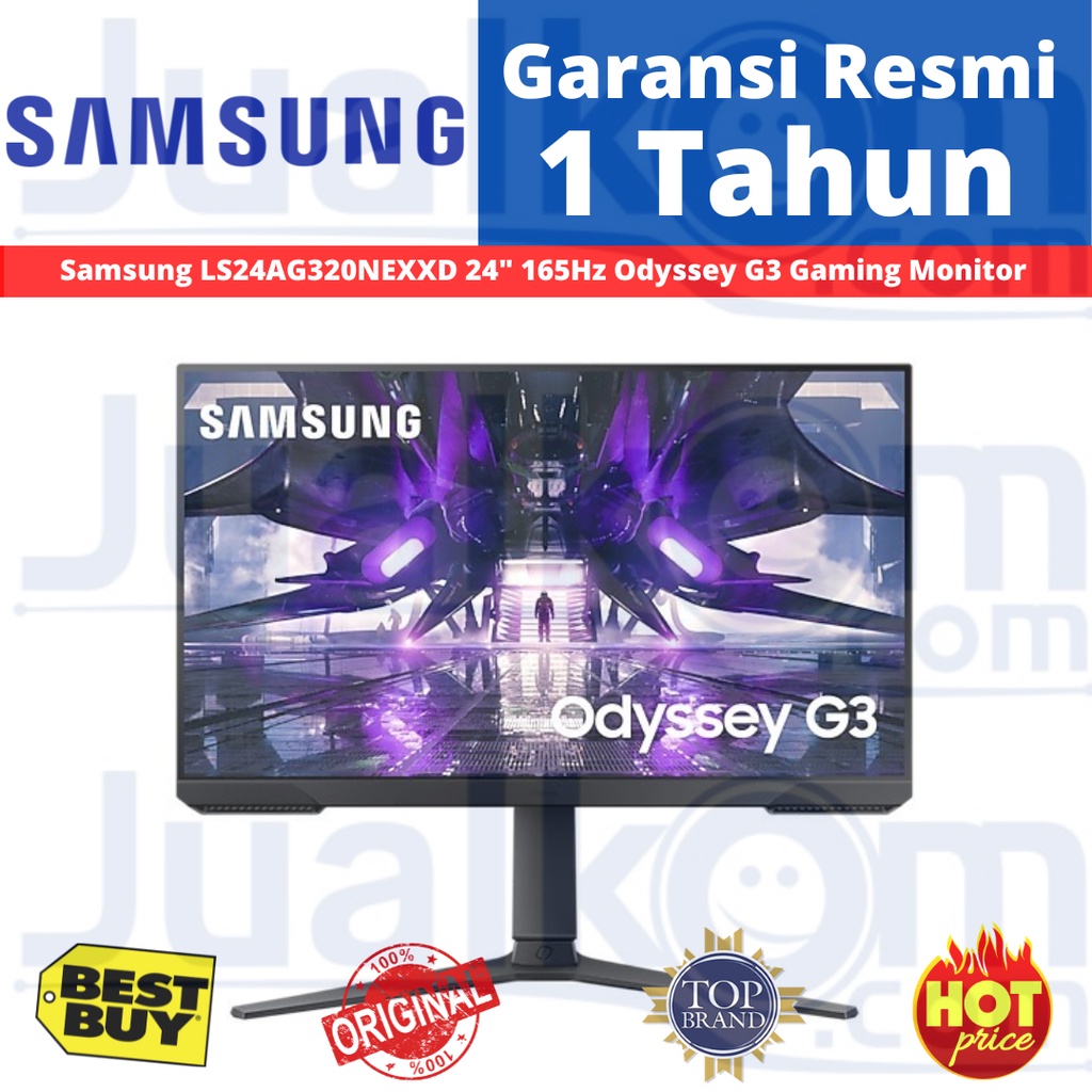 Monitor Gaming Samsung 24 Inch Odyssey G3 LS24AG320NEXXD 165Hz 1ms FHD