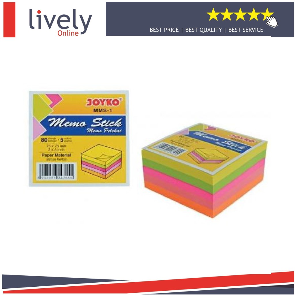 Memo Tempel Joyko MMS-1 Memo Stick Sticky Note