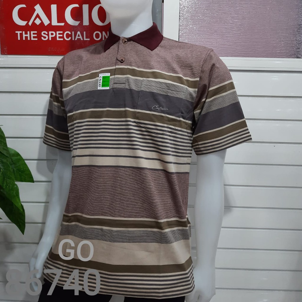 gos CALCIO 100% Original POLO SHIRT PRIA CASUAL BIG SIZE Branded - POLO1