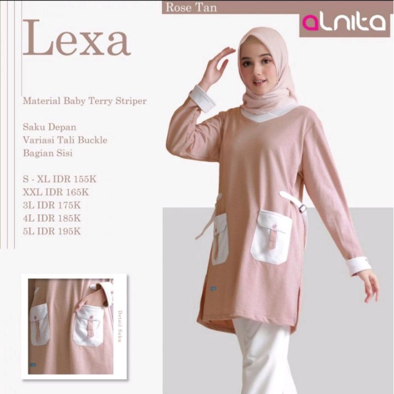tunik Alnita/tunik remaja/tunik kekinian/tunik kaos/tunik nibras/tunik lexa