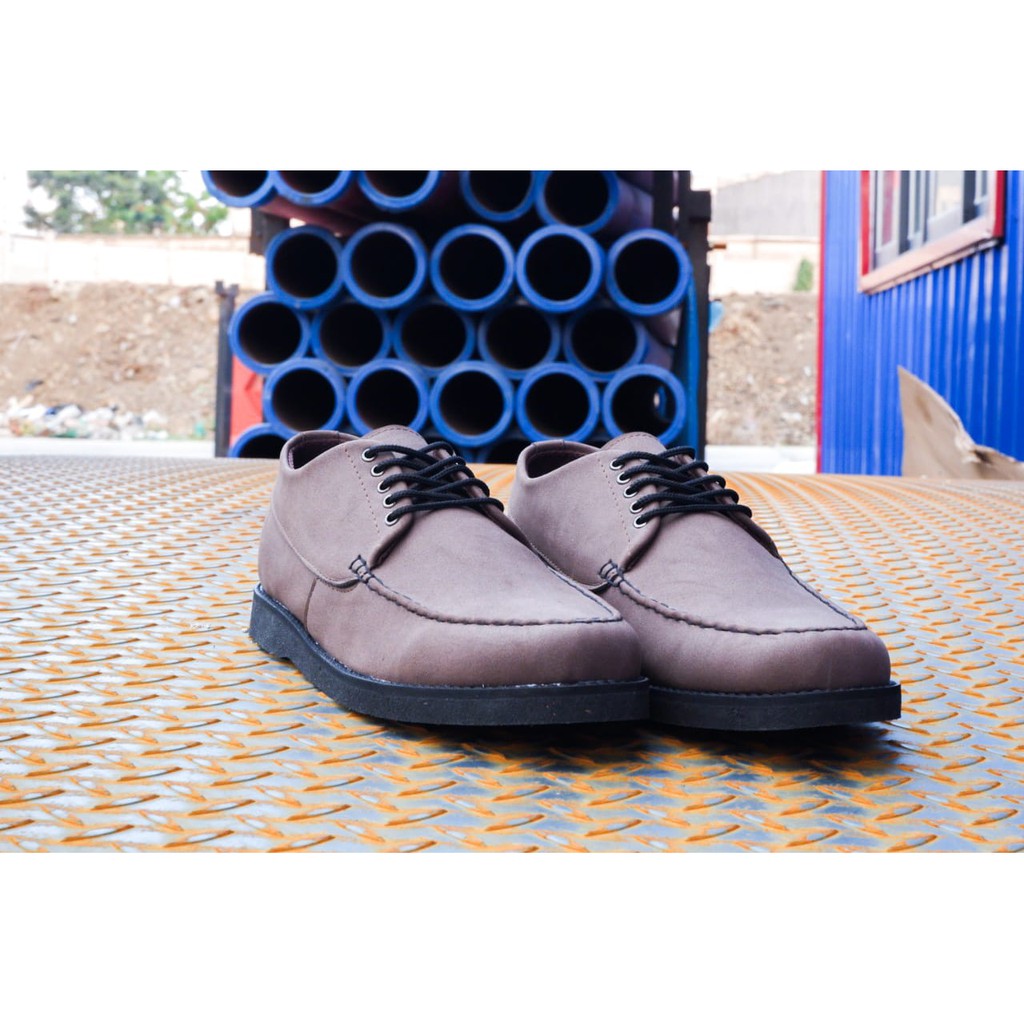 sepatu formal volkerfootwear / sepatu kantor / sepatu santai / garp coffe brown