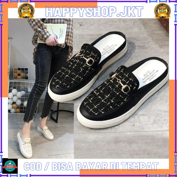 HS / Sepatu Sandal Wedges Wanita Import Premium S-07