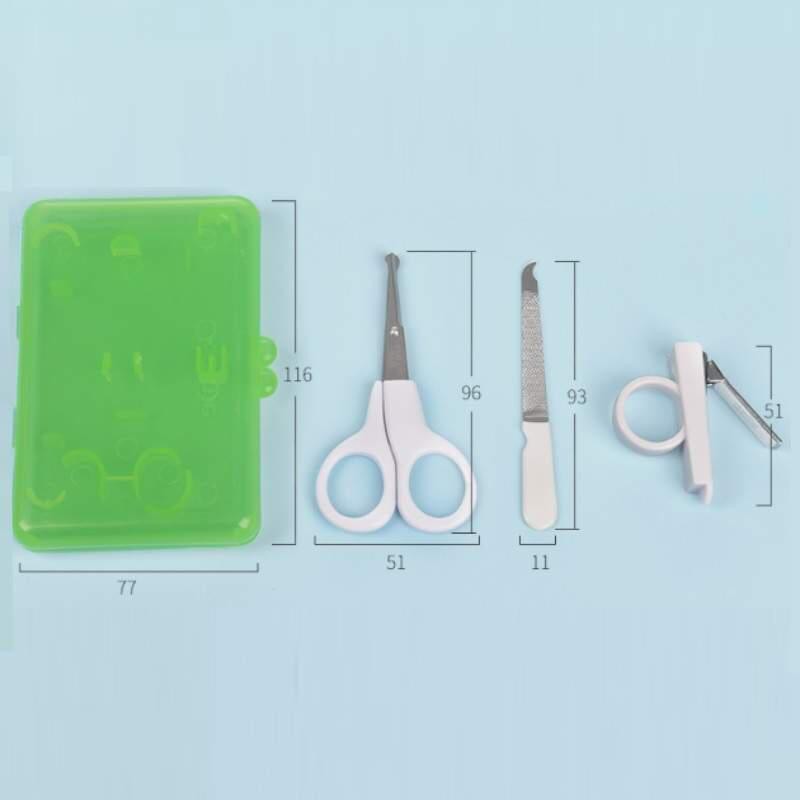 KIDSME Manicure Set | Baby Nail Clipper, Nail File, Nail Scissors | Gunting Kuku Bayi