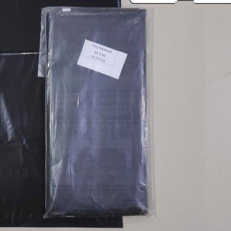 

Polymailer uk 35x45 (50pcs) Plastik Packing Lem Hitam, Plastik Paket