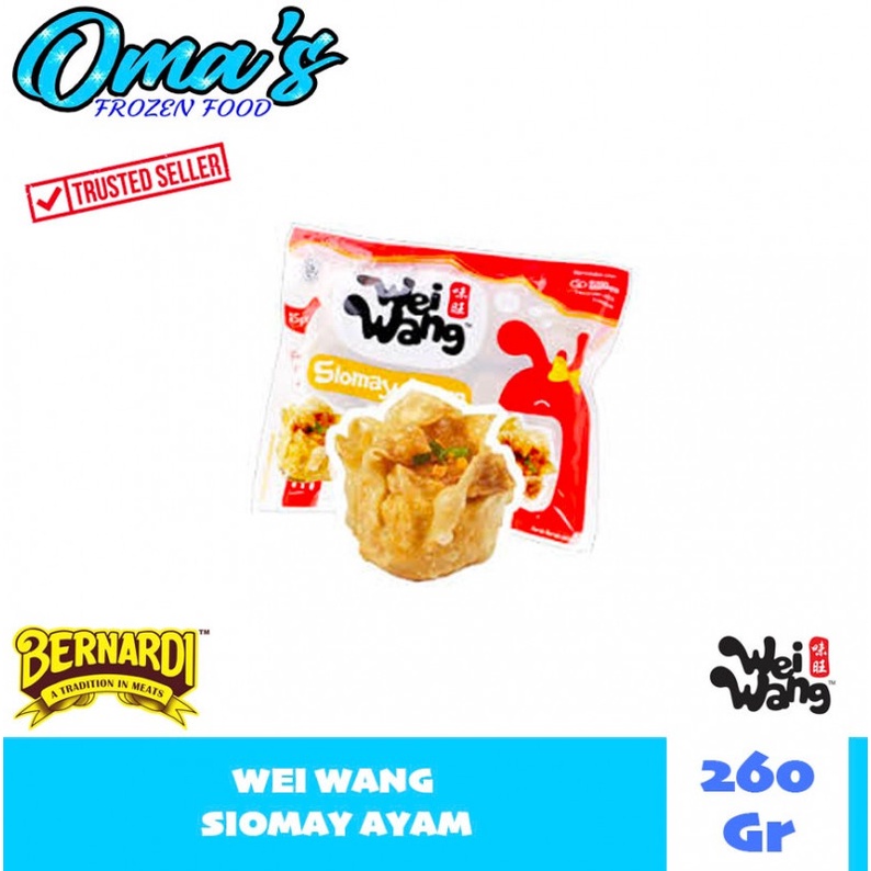 

WEI WANG SIOMAY AYAM ISI 30 PCS 260GR BY BERNARDI
