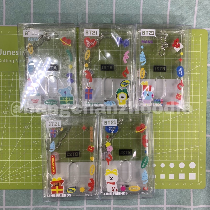 ACRYLIC PHOTOCARD PC HOLDER BT21 KOYA RJ SHOOKY CHIMMY MANG