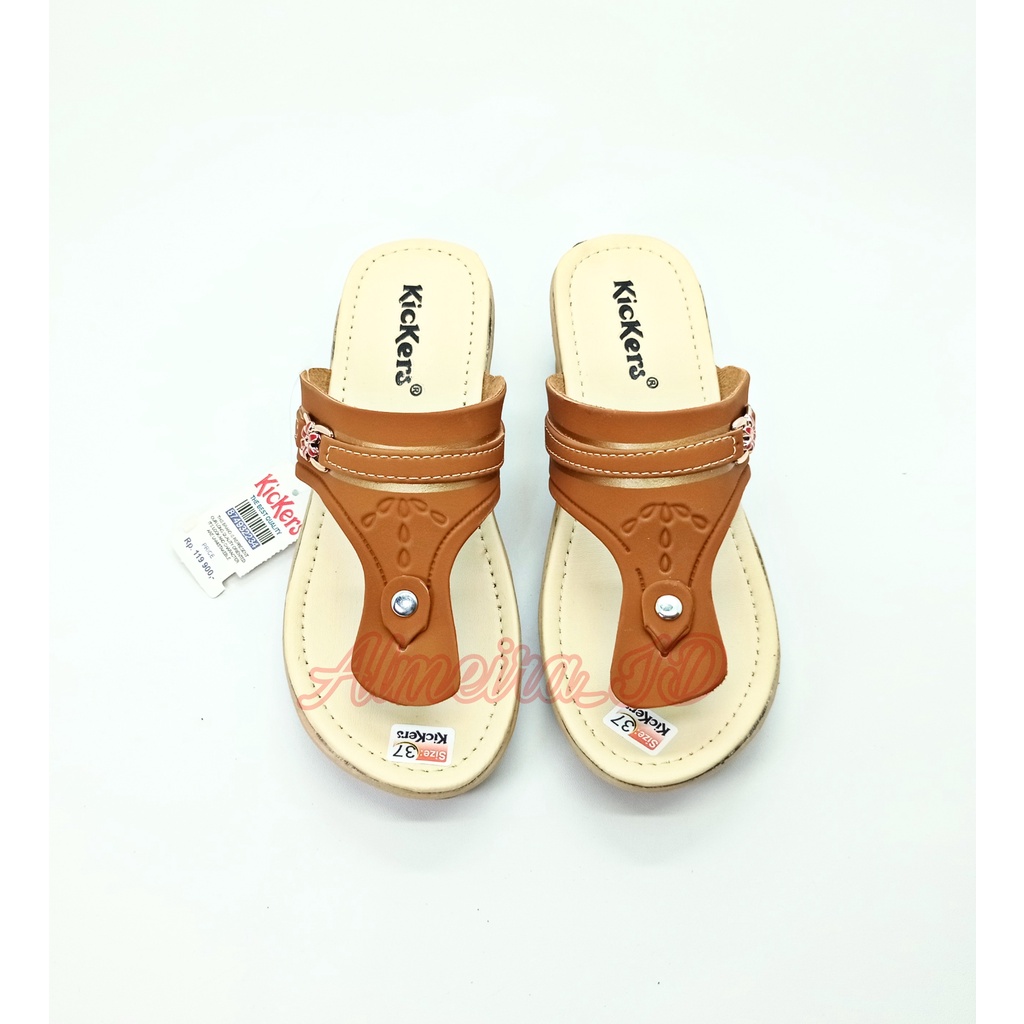 Sandal Weges Cewek Jelly Kickeres Kekinian | Sandal Wanita Terbaru | Sandal Import