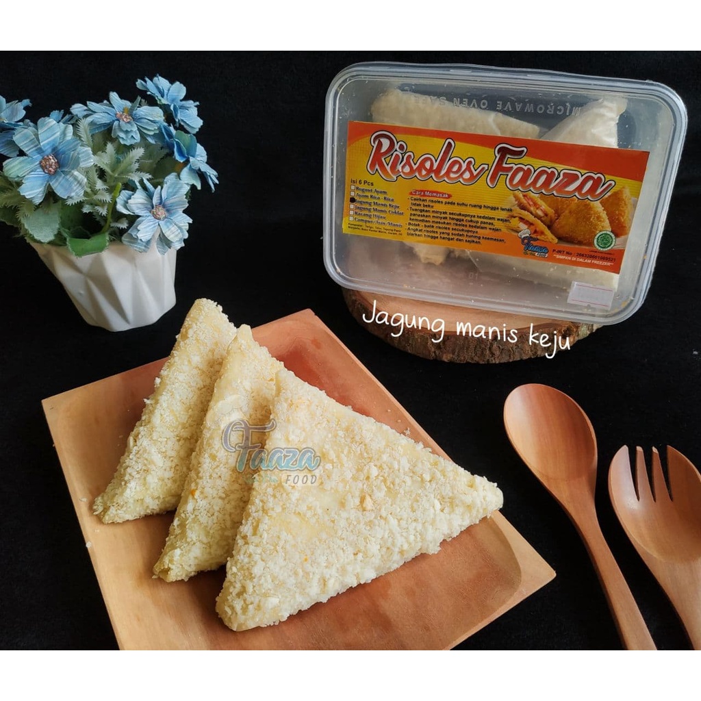 

RISOLES - JAGUNG MANIS KEJU - FROZEN FAAZA FOOD ENAK & HALAL