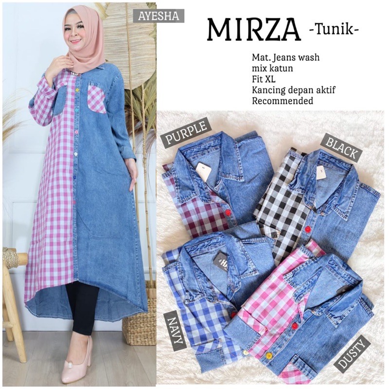 Mirza tunik jeans