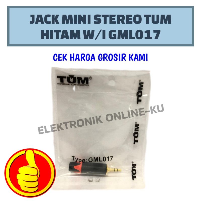 JACK MINI STEREO TUM HITAM W/I GML017