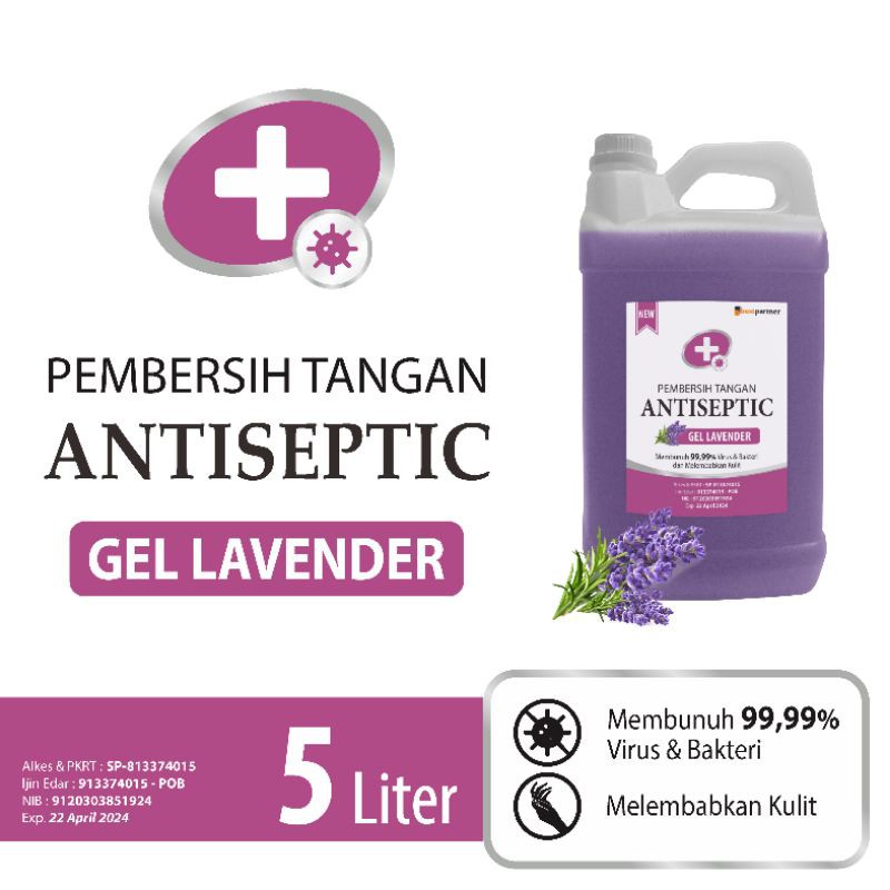 Handsanitizer GEL kemasan  jirigen 5 liter