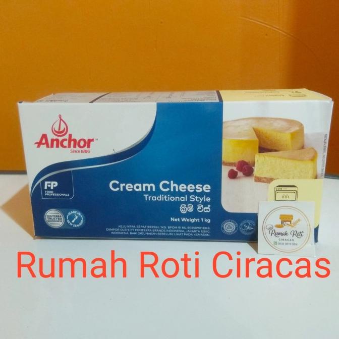 

(BISA COD) CREAM CHEESE ANCHOR 1KG KRIM CHESSE 1 KG KEJU NEW ZEALAND MILK DISKON Kode 435