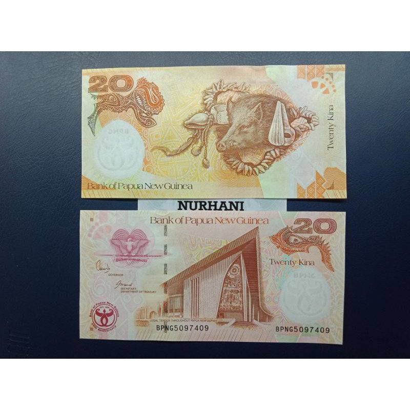 UANG ASING 20 KINA PAPUA GUINEA