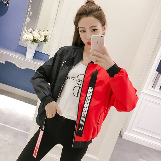 Jaket parasut Made in China Red
