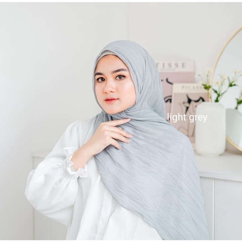 Azkia Plisket Pashmina/Pashmina Plisket Padi