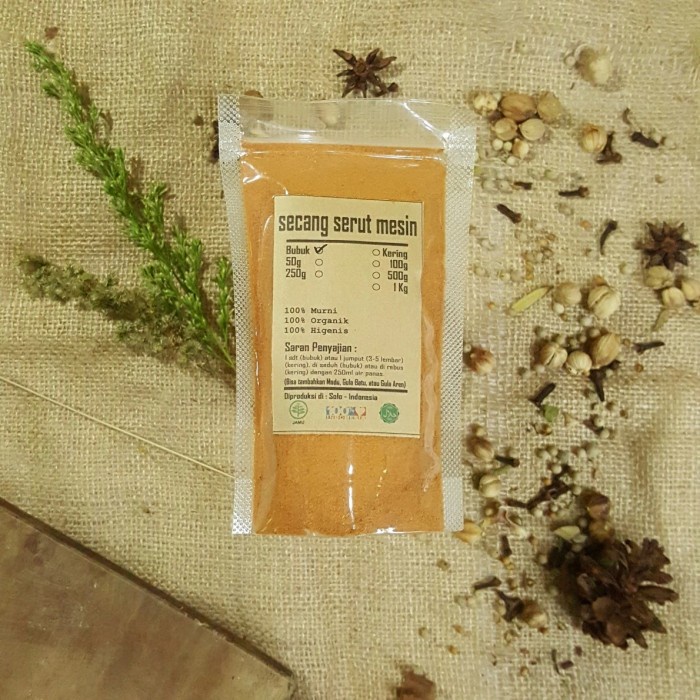 

KAYU SECANG BUBUK 250 GRAM - Caesalpinia sappan - MURNI - JSR -