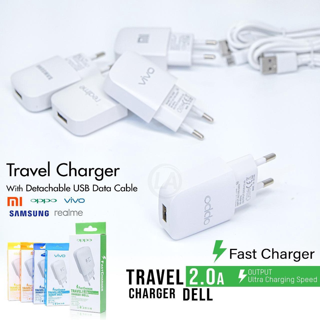 Tc Travel Charger Dell 2.0 1UsBb Branded REALME