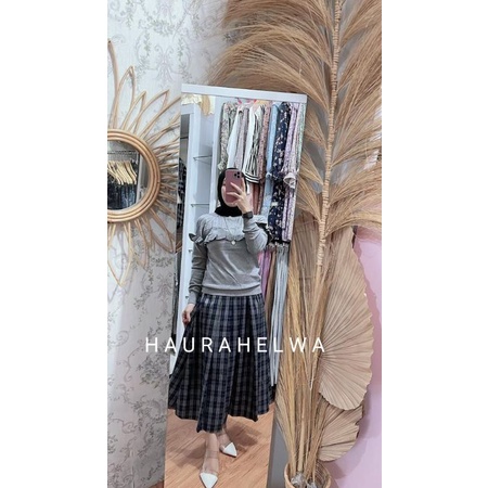 ROK FLANEL IMPORT MIDI 7/8 TARTAN HAURAHELWA-3