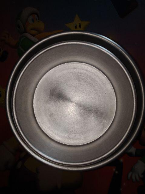 Set 2 Loyang Bulat Press Ukuran 16cm Dan 18cm