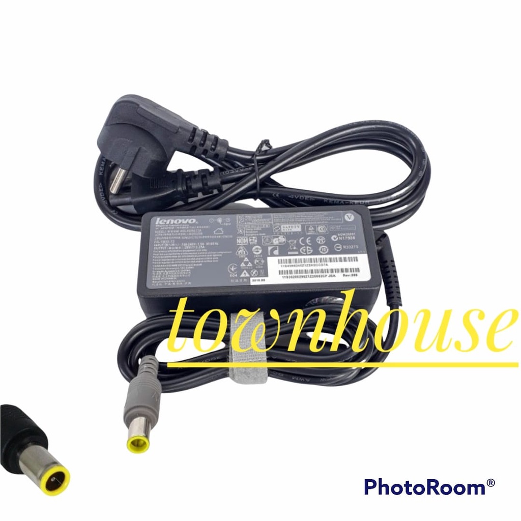 Adaptor Charger Lenovo laptopThinkpad T60 T61 T400 T410 T420 T430 T500 T510 T520 T530 X60 Z60 X200 X201 X220 X230 X61 L420 L430 Edge 14 15 E420 E430 E530