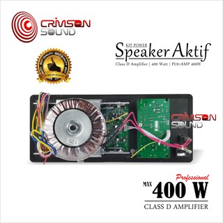 Jual POWER KIT SPEAKER AKTIF 400 Watt Bi-Amp CLASS D Amplifier PL9 ...