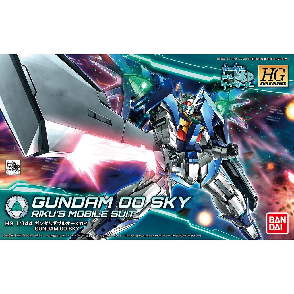 hgbd Gundam 00 sky