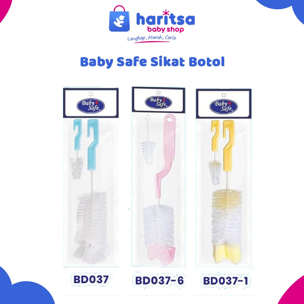 Baby Safe Sikat Botol + Sikat Nipple