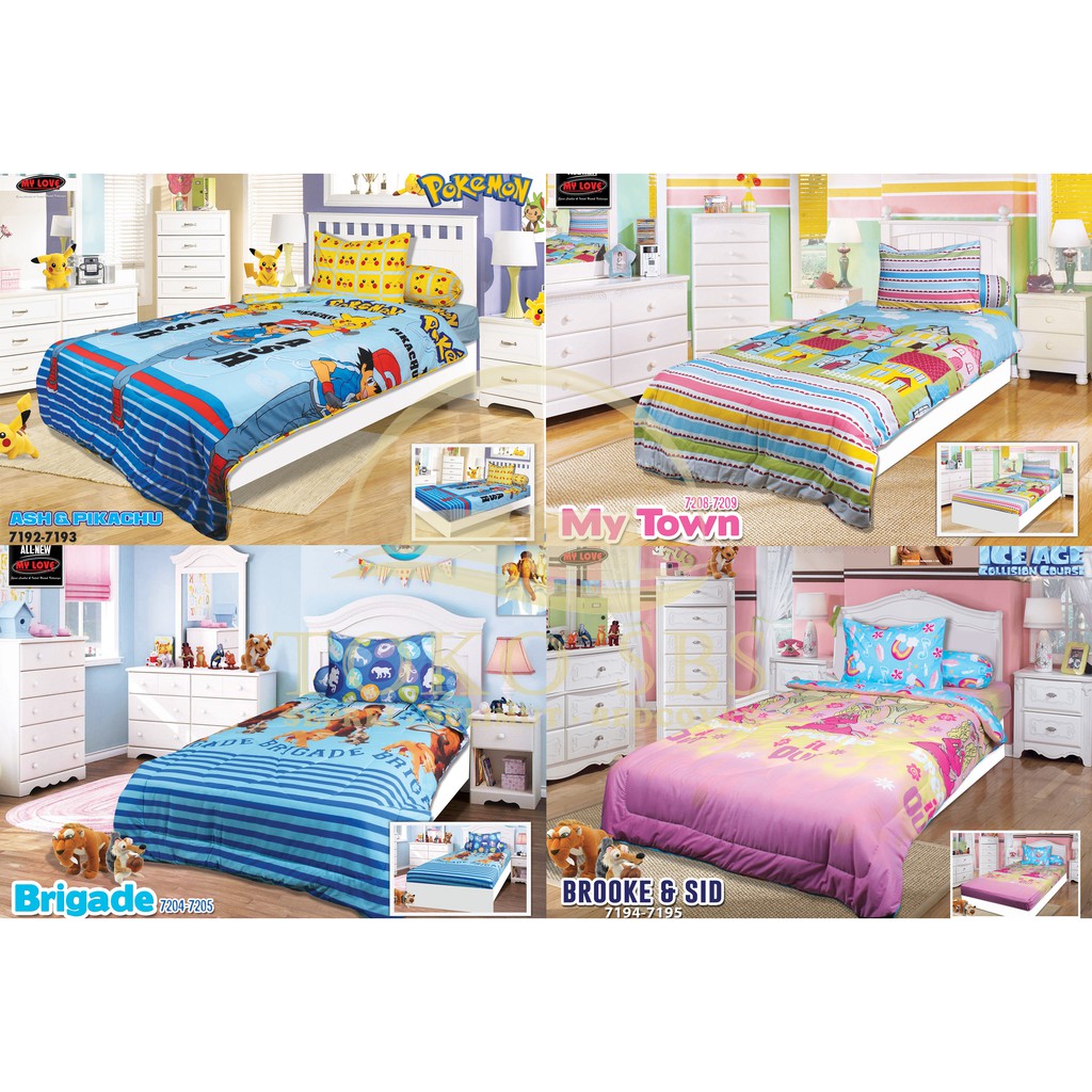 20+ Koleski Terbaru Motif Karakter Sprei My Love Anak