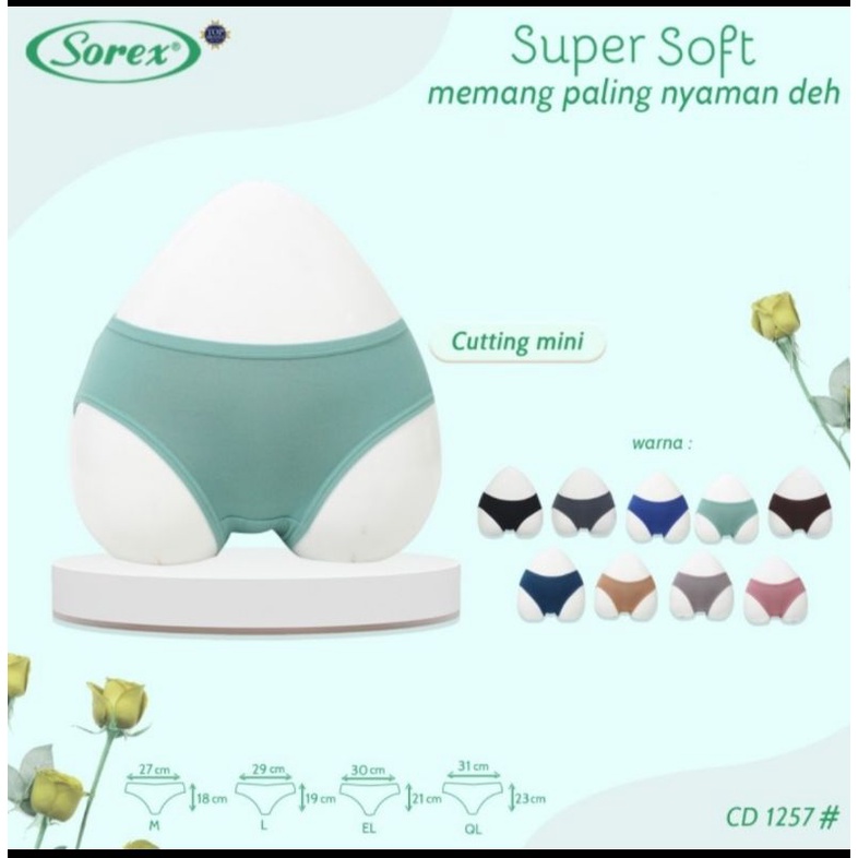 Celana Dalam Sorex 1257 super soft