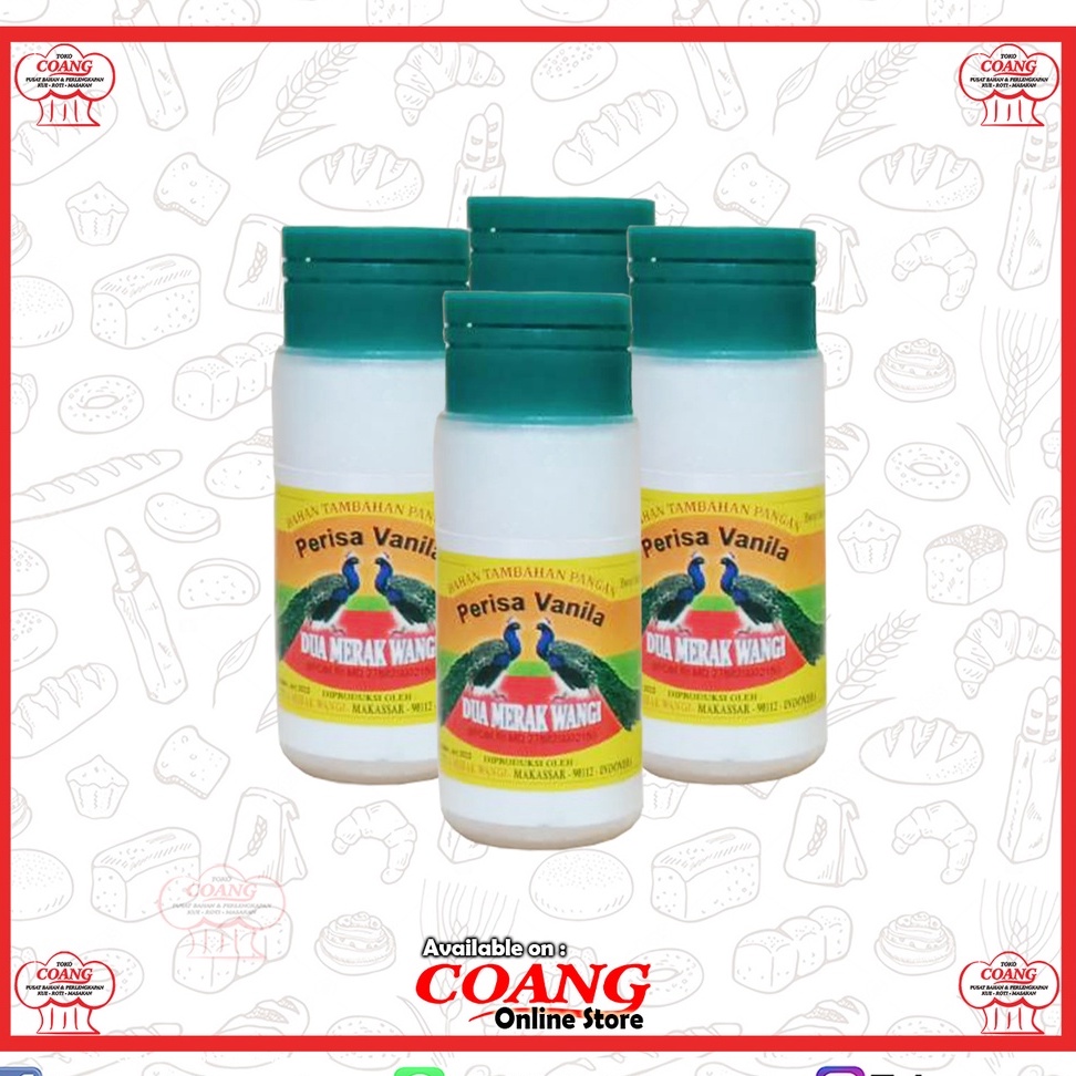 

DUA MERAK VANILI BUBUK 30 GR - PERISA VANILA