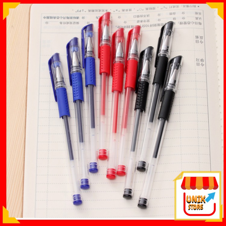 

UNIK - S186 Pena Gel 0.5 mm / Alat Tulis / Perlengkapan Sekolah / Pulpen