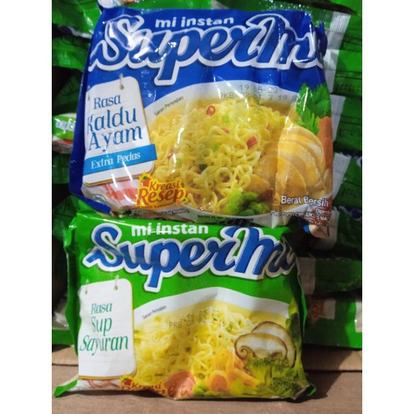 

Mie SuperMi Kaldu Ayam | Sup Sayuran I Semur Ayam Pedas