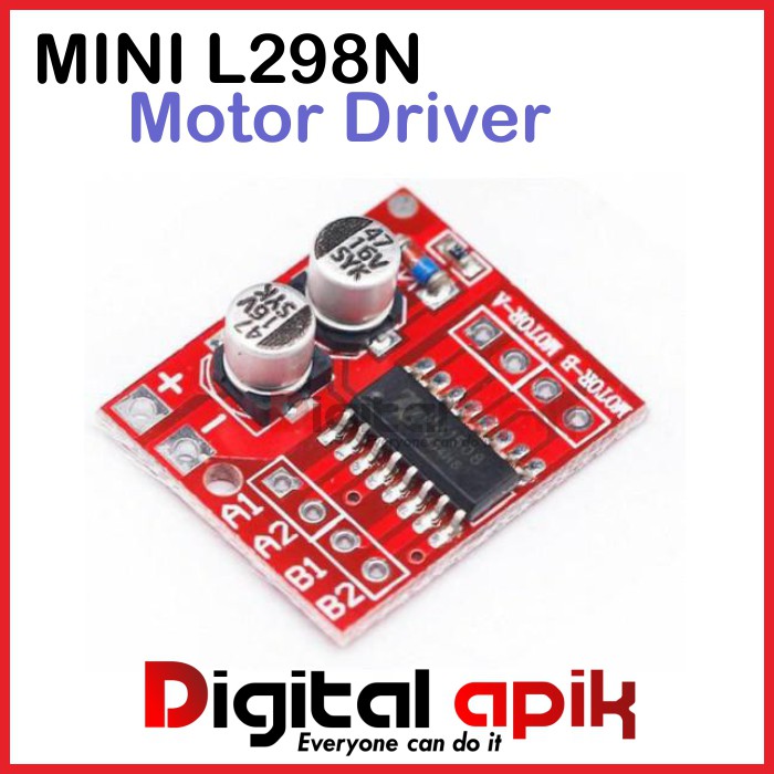 Mini L298N Motor Driver Dual H Bridge MX1508 pengganti L298 N Car