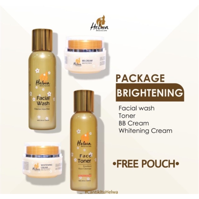 WAJIB KONSUL BASIC BRIGHTENING FREE POUCH HELWA BEAUTYCARE SEGEL &amp; FREE POUCH