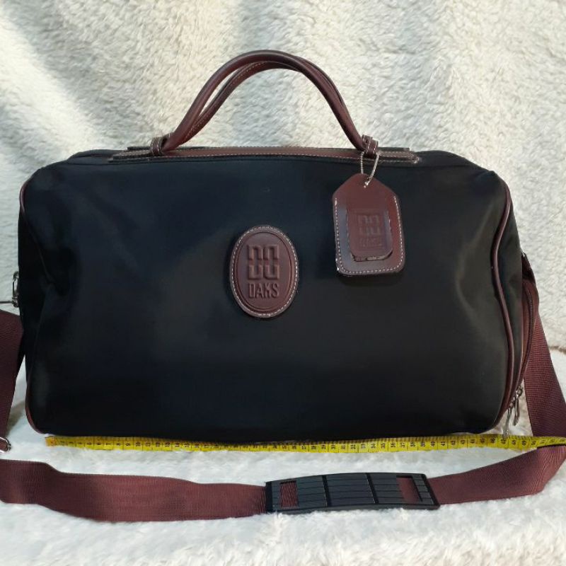 Tas Second / Preloved / DAKS Duffle Bag Hitam Besar / Tas Minggat / Bekas.