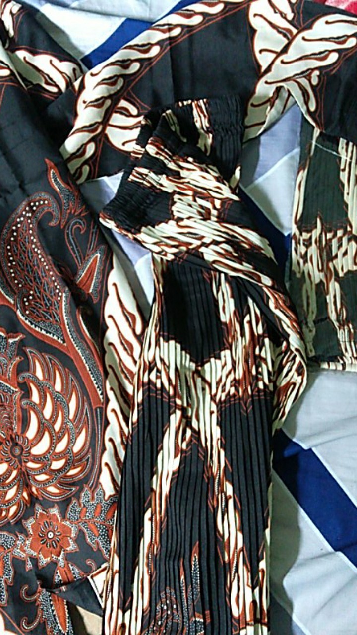 Couple Kemeja Batik Dan Rok Prisket / Real Pict Kemeja Batik / Cod Kemeja Dan Rok