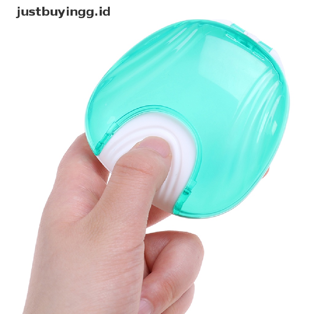 [justbuyingg.id] 1Pcs Dental False Teeth Cleaning Box Denture Bath Container Retainer Holder Case ID